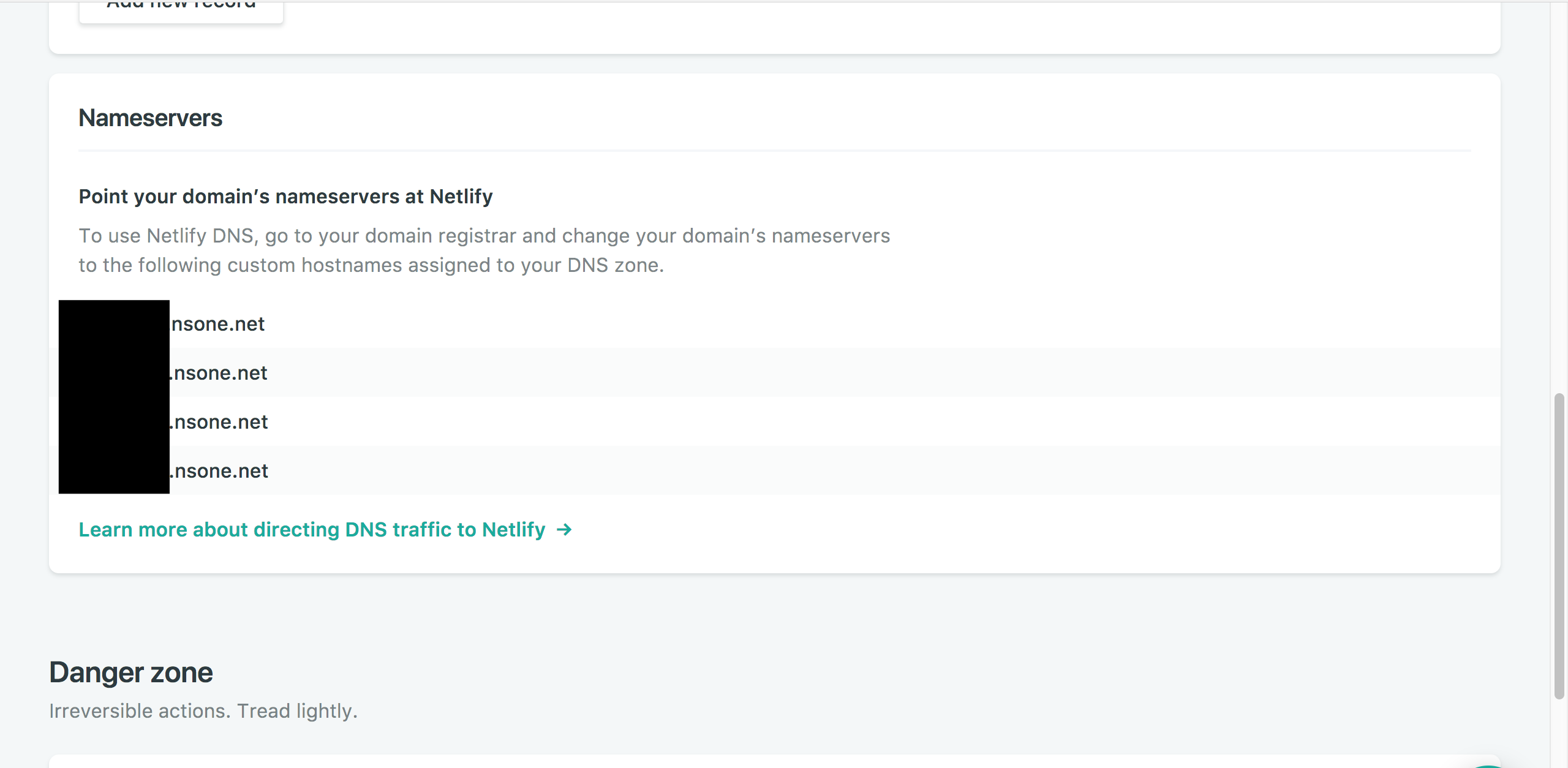 Netlify DNS server list